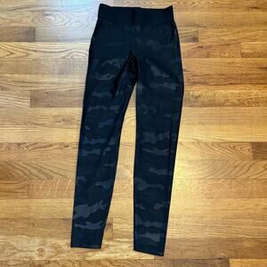 Heroine Sport Women’s XS Black Camo Camouflage Sparkle Athletic Leggings